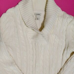 L. L. Bean Shawl-Neck Sweater